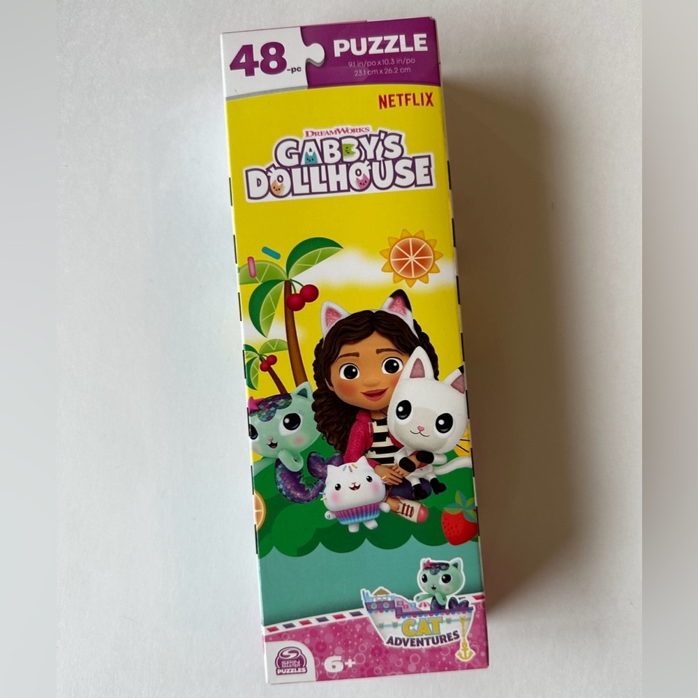 4/$25 - NWT Gabby’s Dollhouse 48 pc Puzzle
